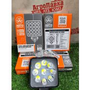 АЕ27S-9LED-HC-MINI Фара светодиодная, 9диодов, квадрат